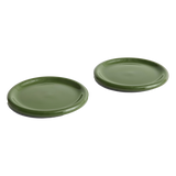 HAY | Barro Plate set of 2 - Ø24 - Green