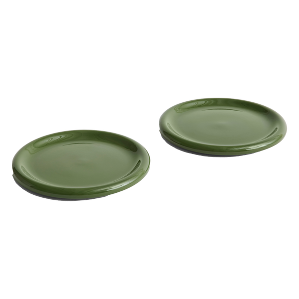 HAY | Barro Plate set of 2 - Ø24 - Green