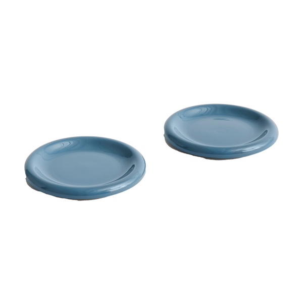HAY | Barro Plate set of 2 - Ø18 - Dark Blue