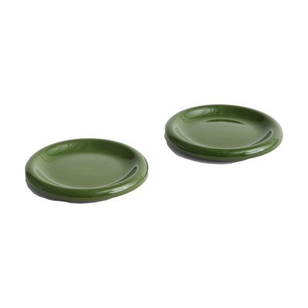 HAY | Barro Plate set of Two - Ø18 - Green