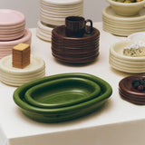 HAY | Barro Oval Dish - Small - Green