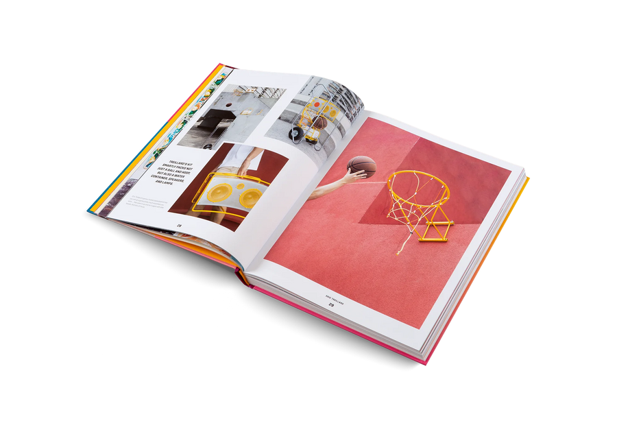 Courtside Candy, The Culture and Influence of Basketball by Gestalten, open to a photo spread