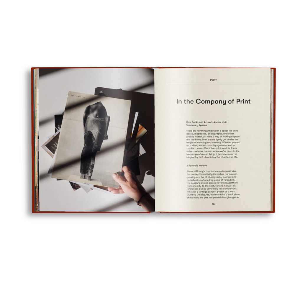 HOME FOR NOW, Living Well Without Staying Long by Earl of East x Gestalten, open to a photo spread