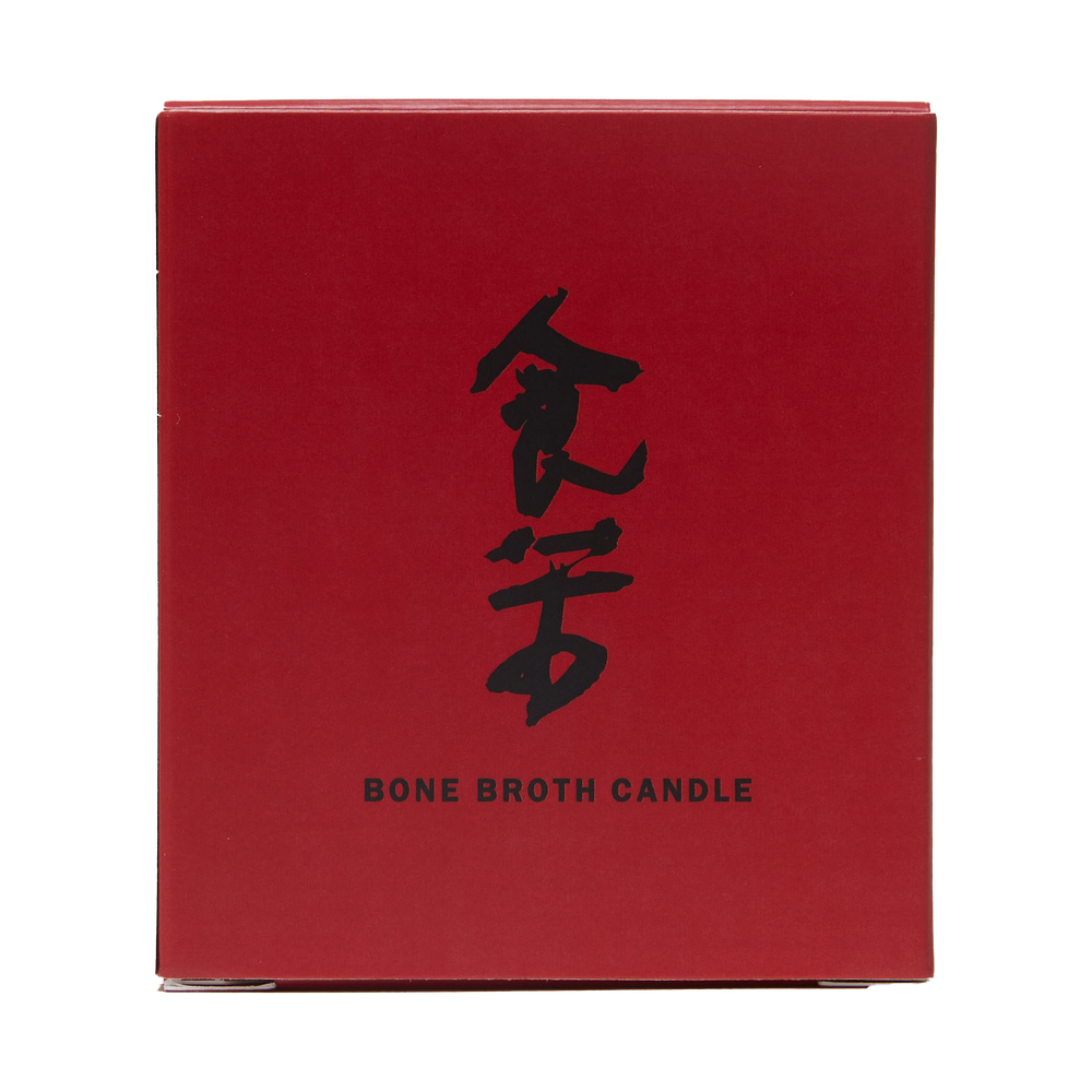 Bone Broth Scented Candle by Eat Bitter, gift box