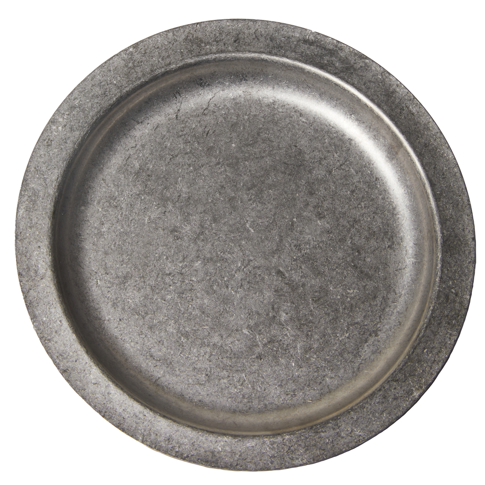 Medium Plate, Vintage Stainless Steel by Earl of East