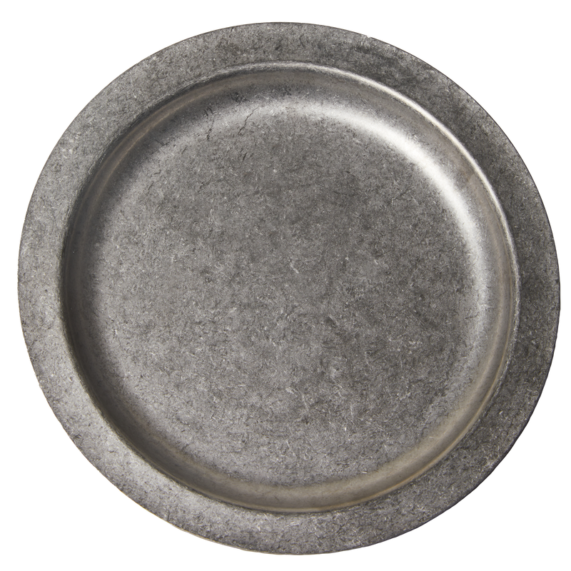  Medium Plate, Vintage Stainless Steel by Earl of East 