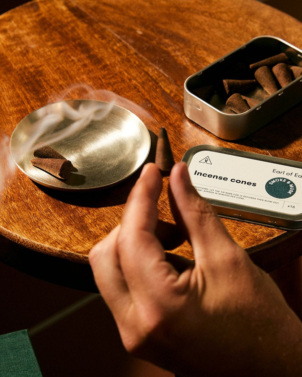 Smoke & Musk Incense Cones | Earl of East