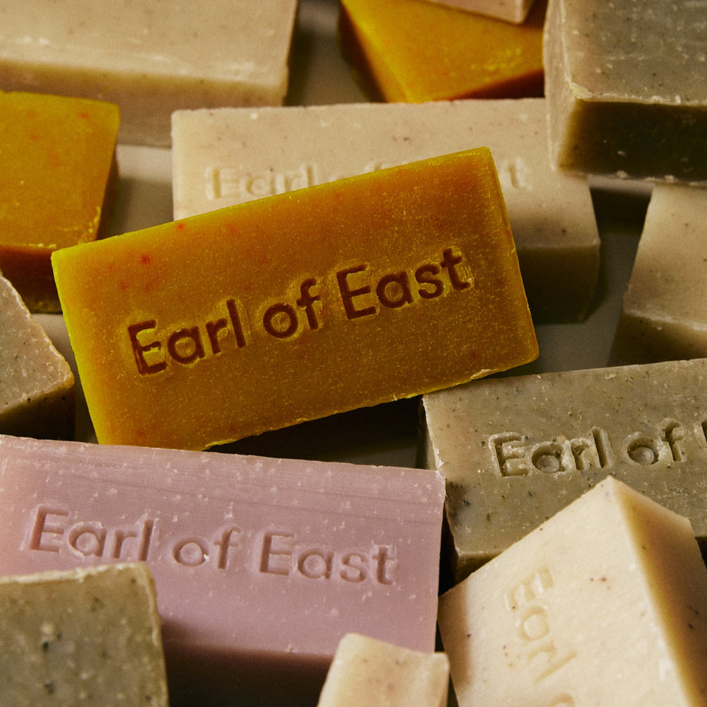 Cleansing Bar Soap, Flower Power, 160g by Earl of East, stacked with other scents