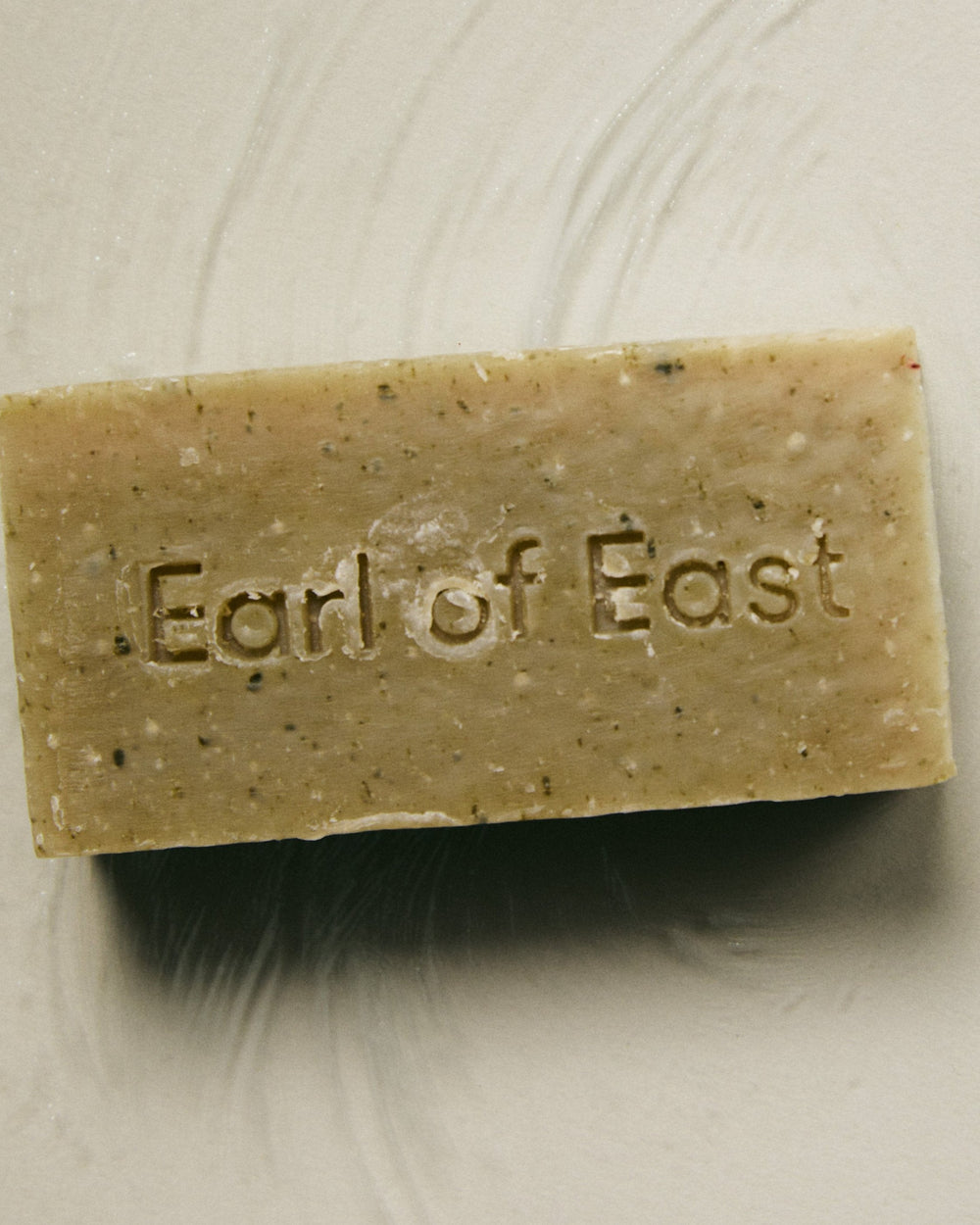 Smoke & Musk Cleansing Bar Soap, 160g by Earl of East, close-up