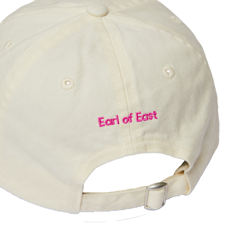 Earl of East | Embroidered Cotton Cap - Bloom Where You're Planted