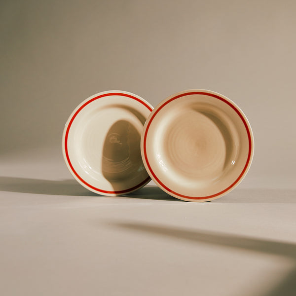 HAY | Sobremesa Plate 18,5 - Set of 2 - Red