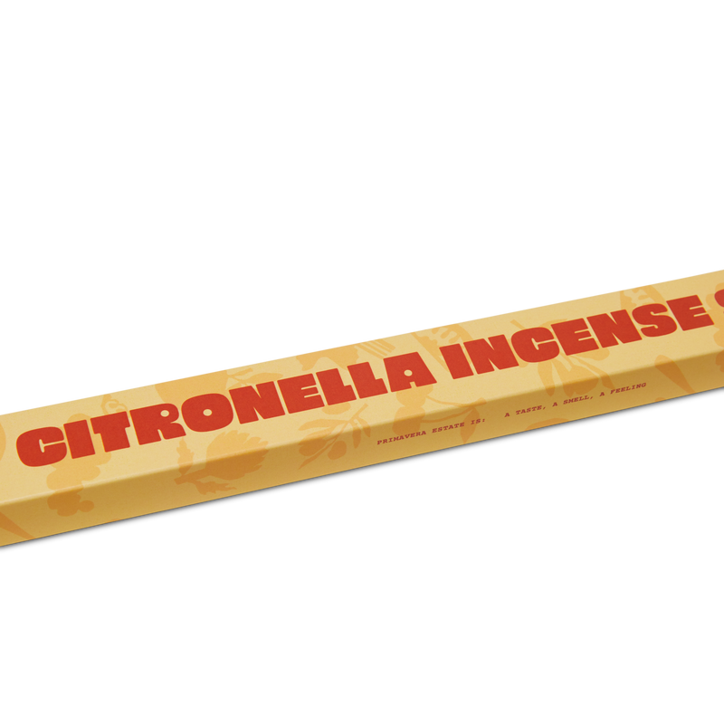 Limited Edition Primavera Estate by Earl of East | XL Incense Sticks - Citronella