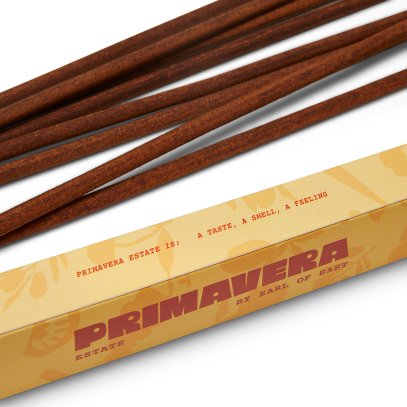 Limited Edition Primavera Estate by Earl of East | XL Incense Sticks - Citronella
