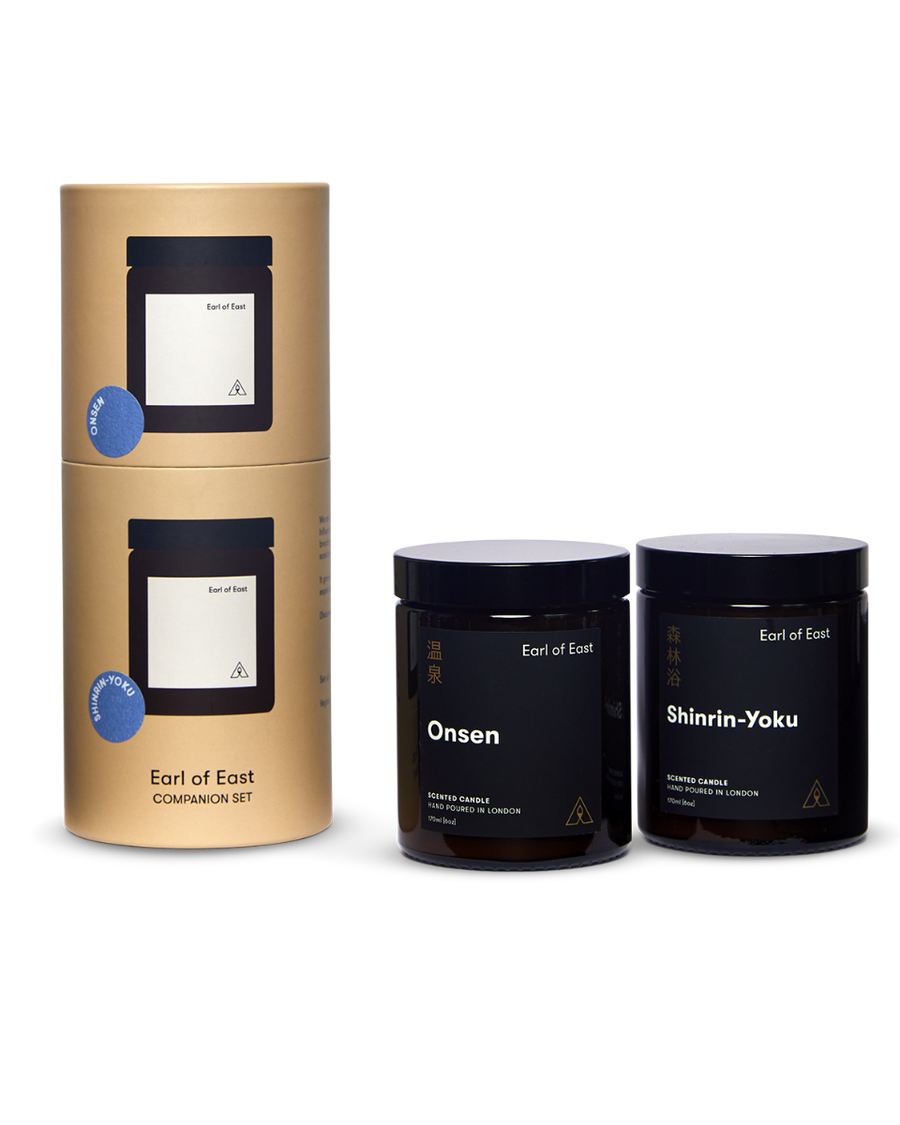 Ritualistic Candle Companion Set by Earl of East, with its gift tube