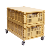 HAY | Colour Crate - Low Table Bundle - Golden Yellow