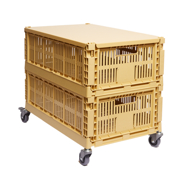 HAY | Colour Crate - Low Table Bundle - Golden Yellow