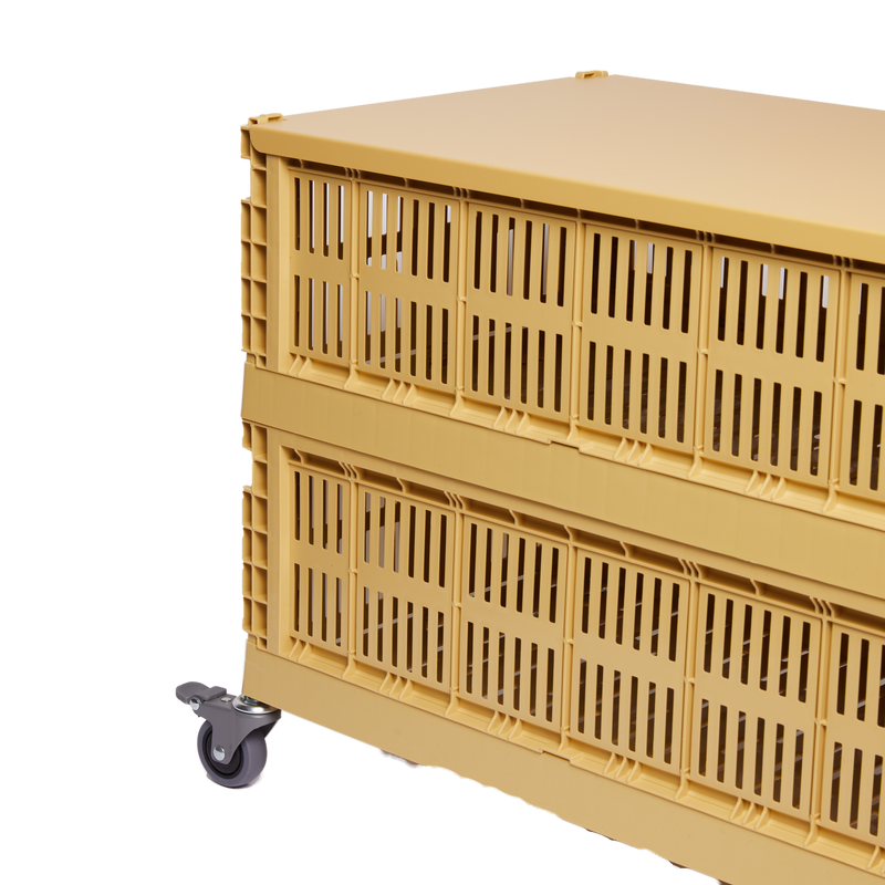 HAY | Colour Crate - Low Table Bundle - Golden Yellow