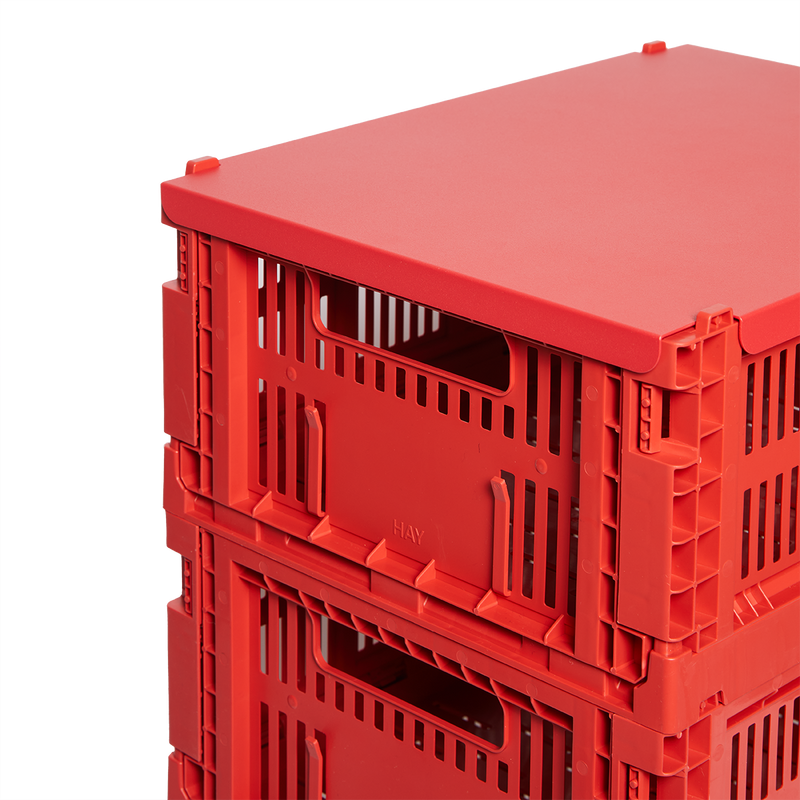 HAY | Colour Crate - Side Table Bundle - Red