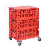 HAY | Colour Crate - Side Table Bundle - Red