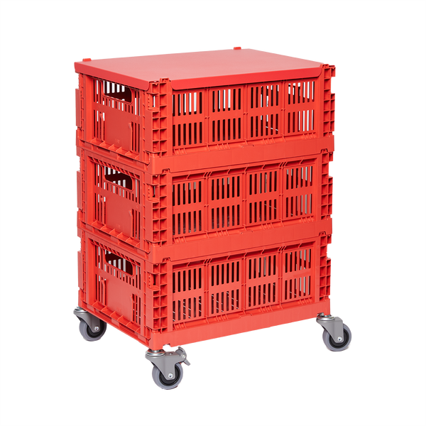 HAY | Colour Crate - Side Table Bundle - Red