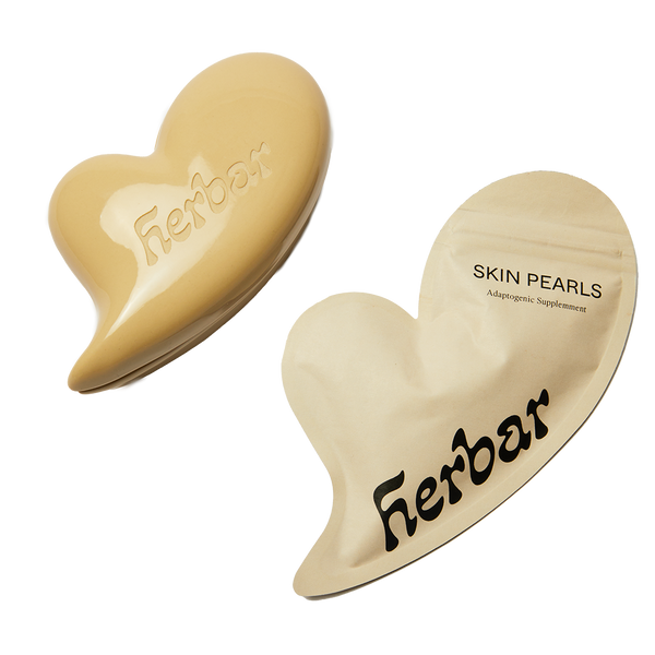 Herbar | Skin Pearls Adaptogenic Supplement + Ceramic Box