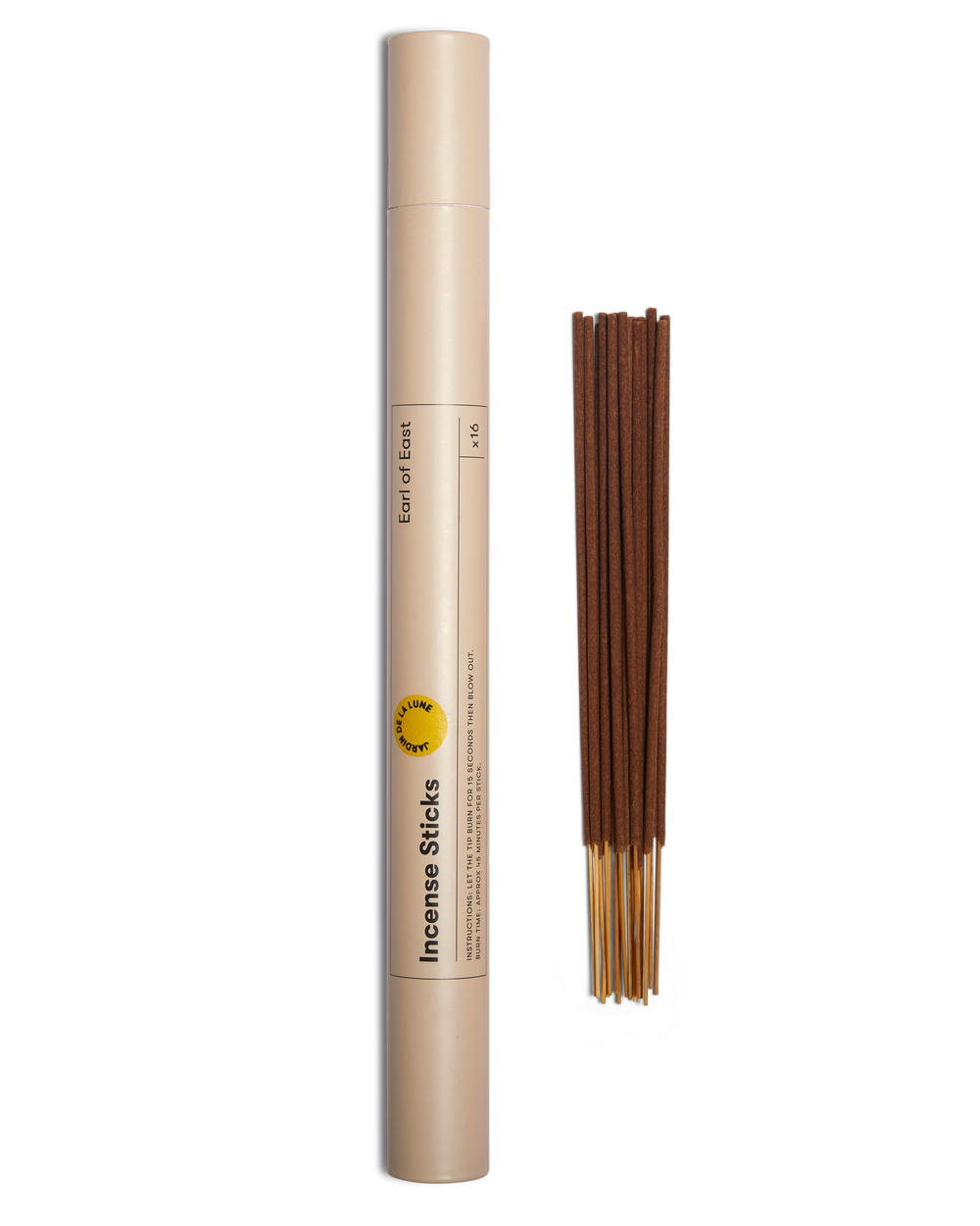 Jardin de la Lune Incense Sticks by Earl of East in recyclable cardboard tube