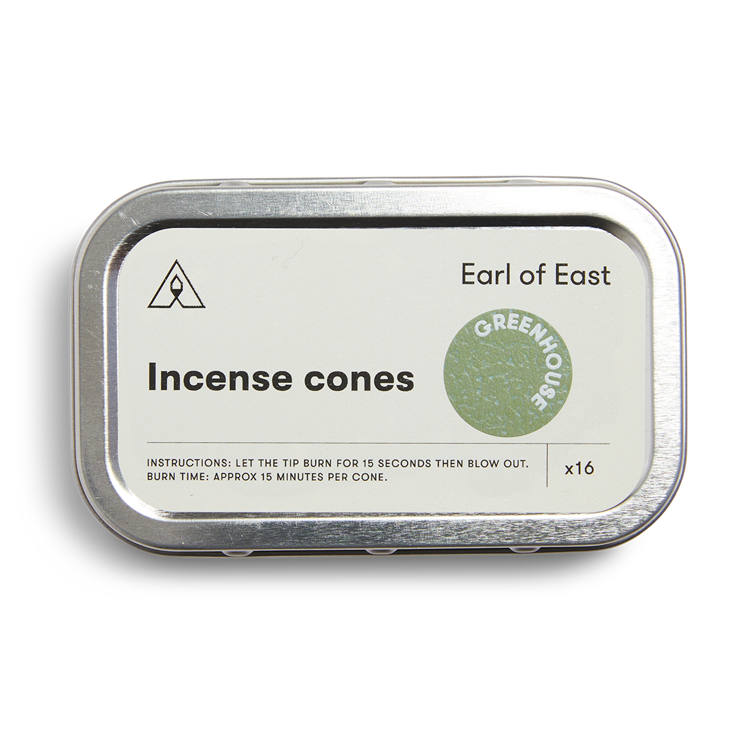 Earl of East Incense Cones Greenhouse Earl of East