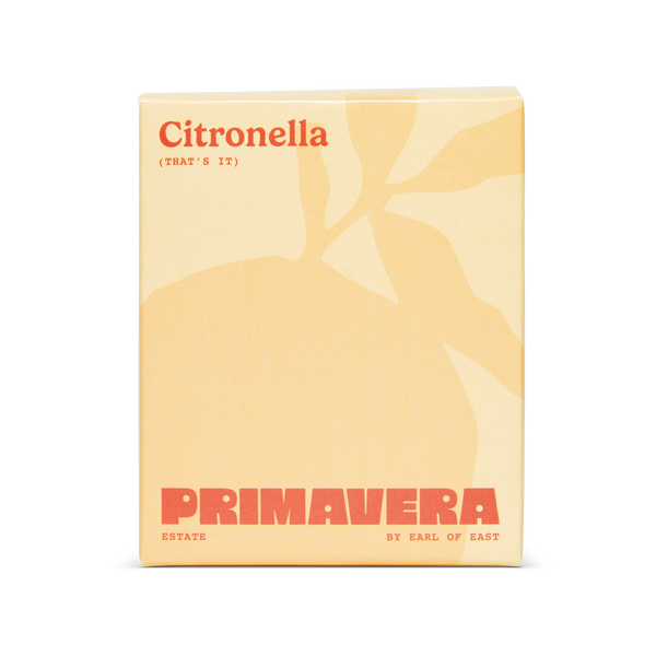 Primavera Estate by Earl of East | Soy Wax Candle - Citronella - 250ml [8.5oz]