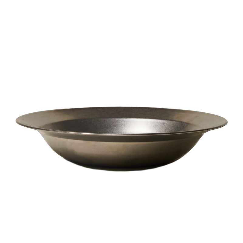  Large Serving Bowl, Vintage Stainless Steel by Earl of East 