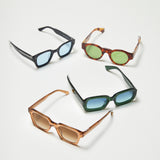 WAITING FOR THE SUN | Axel Black Frame Sunglasses - Black