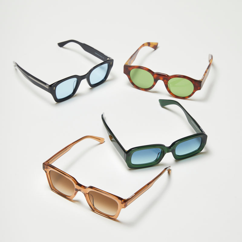 WAITING FOR THE SUN | Axel Black Frame Sunglasses - Black