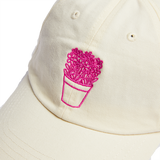 Earl of East | Embroidered Cotton Cap - Flower Pot