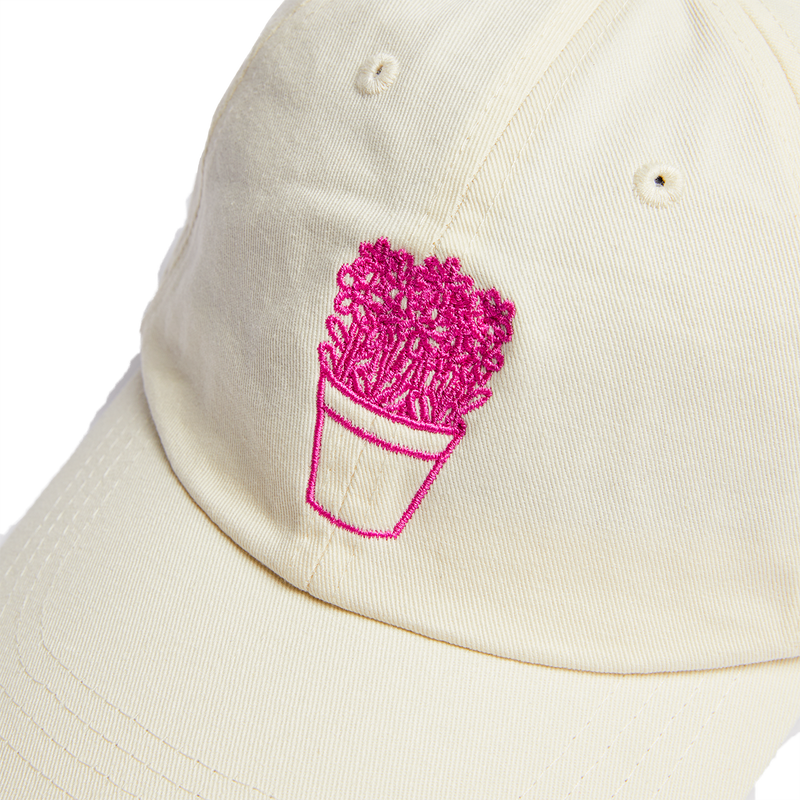 Earl of East | Embroidered Cotton Cap - Flower Pot