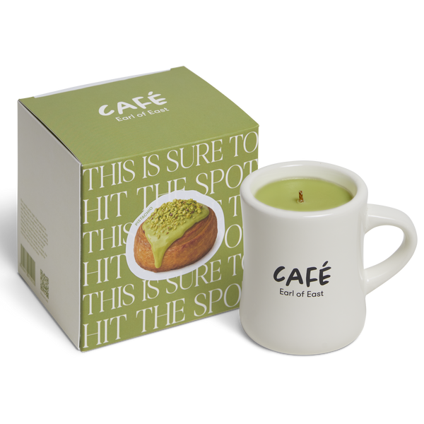 Earl of East | Limited Edition Soy Wax Café Candle - Pistachio - 300ml [11oz]