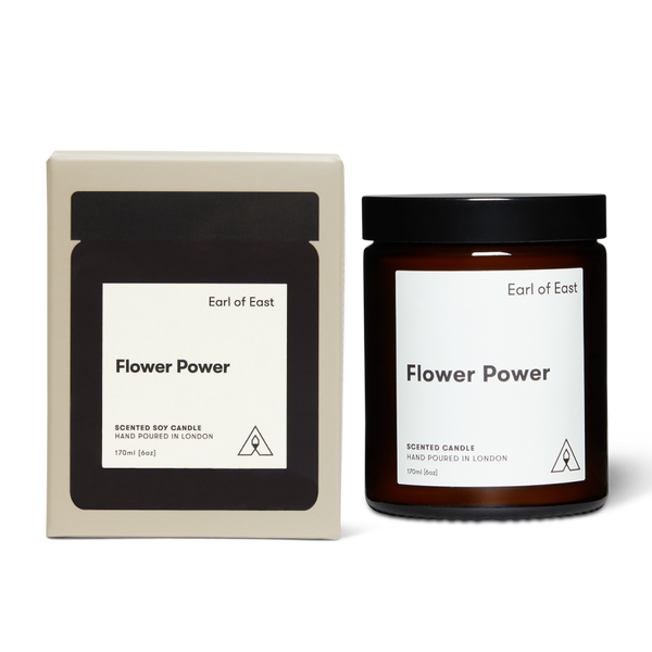 Earl of East | Flower Power - Soy Wax Candle - 170ml [6oz]