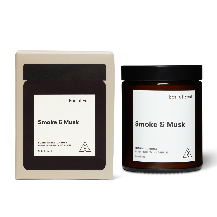 Earl of East | Smoke & Musk - Soy Wax Candle - 170ml [6oz]