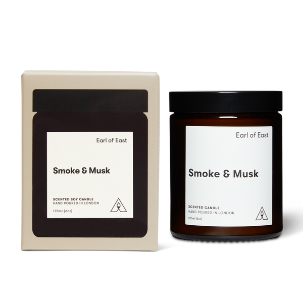 Earl of East | Smoke & Musk - Soy Wax Candle - 170ml [6oz]