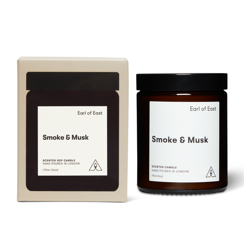 Earl of East | Smoke & Musk - Soy Wax Candle - 170ml [6oz]