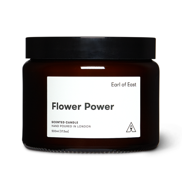 Earl of East | Flower Power - Soy Wax Candle - 500ml [17.5oz]