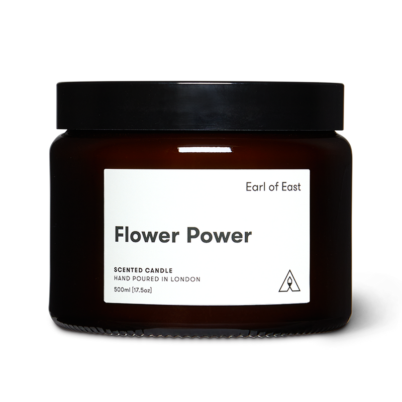 Earl of East | Flower Power - Soy Wax Candle - 500ml [17.5oz]