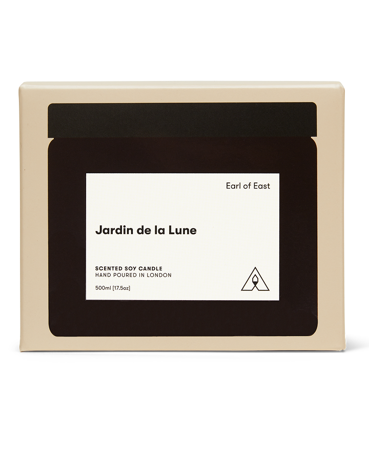 Jardin de la Lune Large Scented Candle, 500ml by Earl of East, with its box
