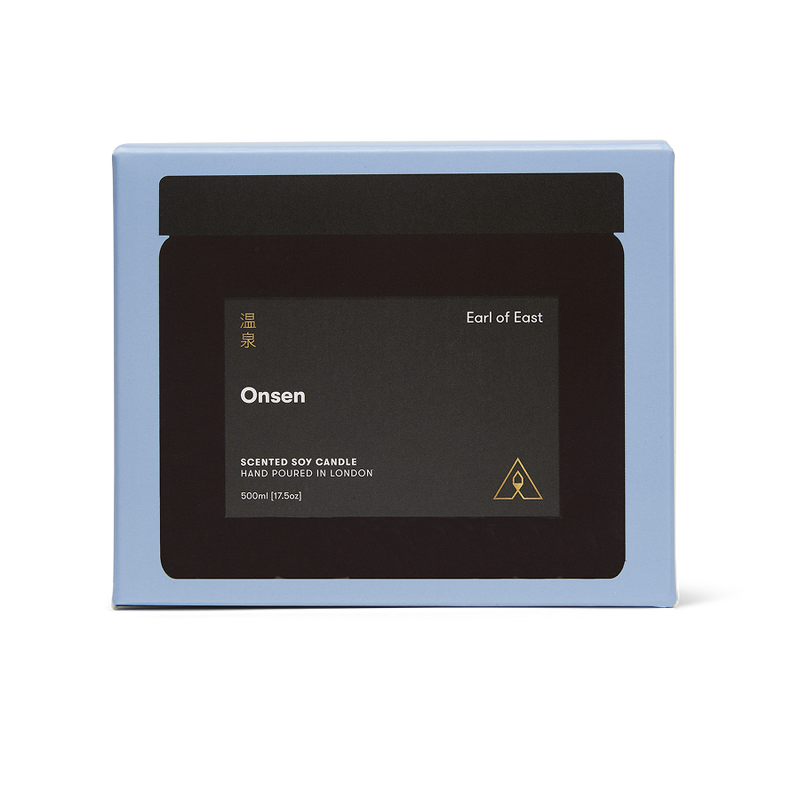 Earl of East | Onsen - Soy Wax Candle - 500ml [17.5oz]
