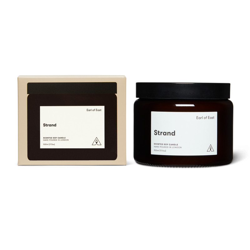 Earl of East | Strand - Soy Wax Candle - 500ml [17.5oz]
