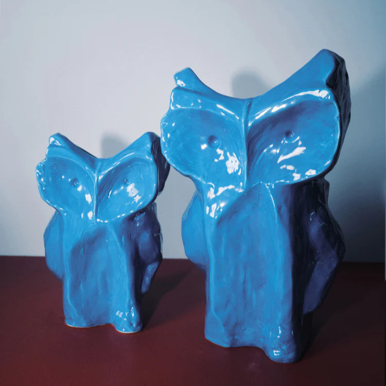 Serax | Marni Owl Vase - Blue - Small
