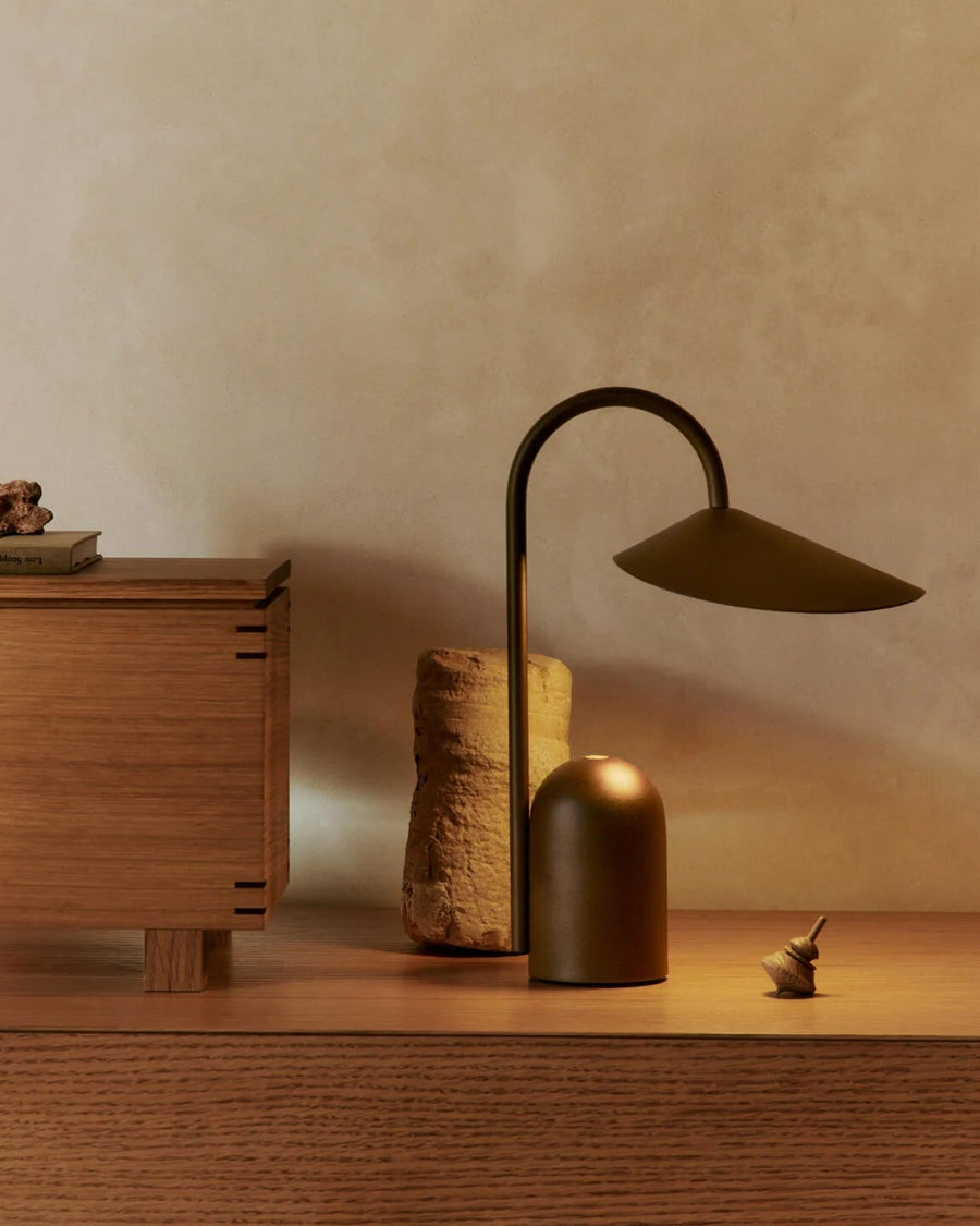 Ferm Living rum Portable in Chocolate Brown