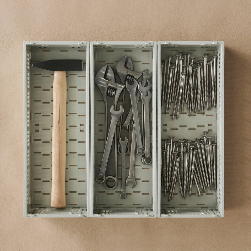 HAY | Colour Crate Mini - Oblong - Dusty Blue