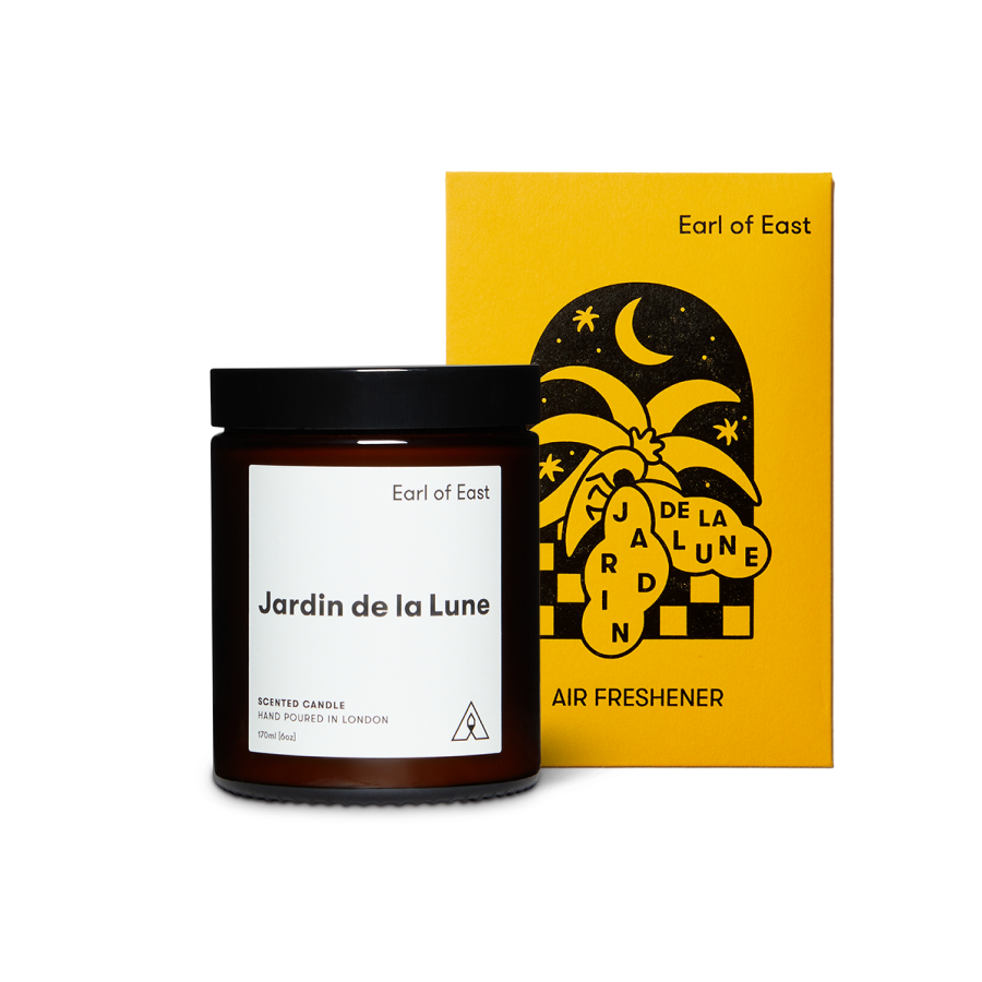 Jardin de la Lune Starter Scent Set by Earl of East, with its illustrated box