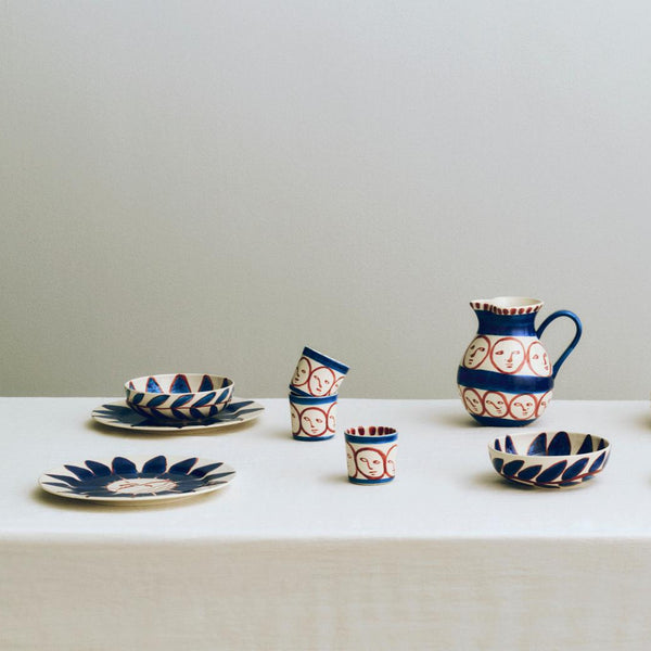 HAY | La Pittura Bowl - Ø18 - Ceramic - Deep Blue Flower