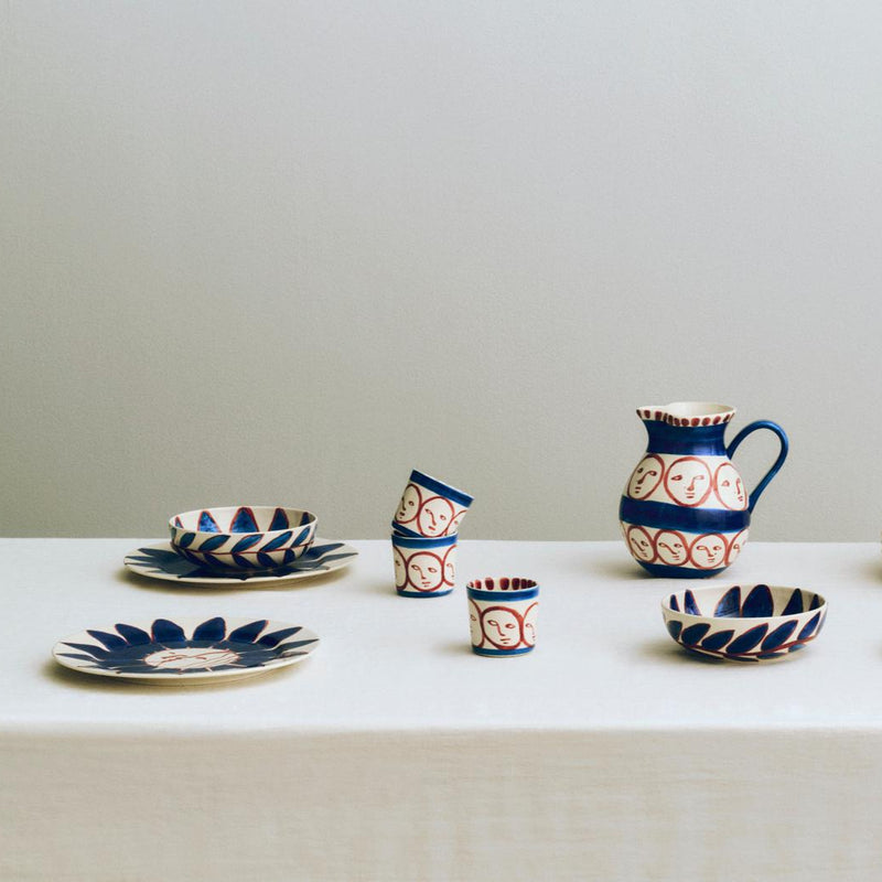 HAY | La Pittura Bowl - Ø18 - Ceramic - Deep Blue Flower