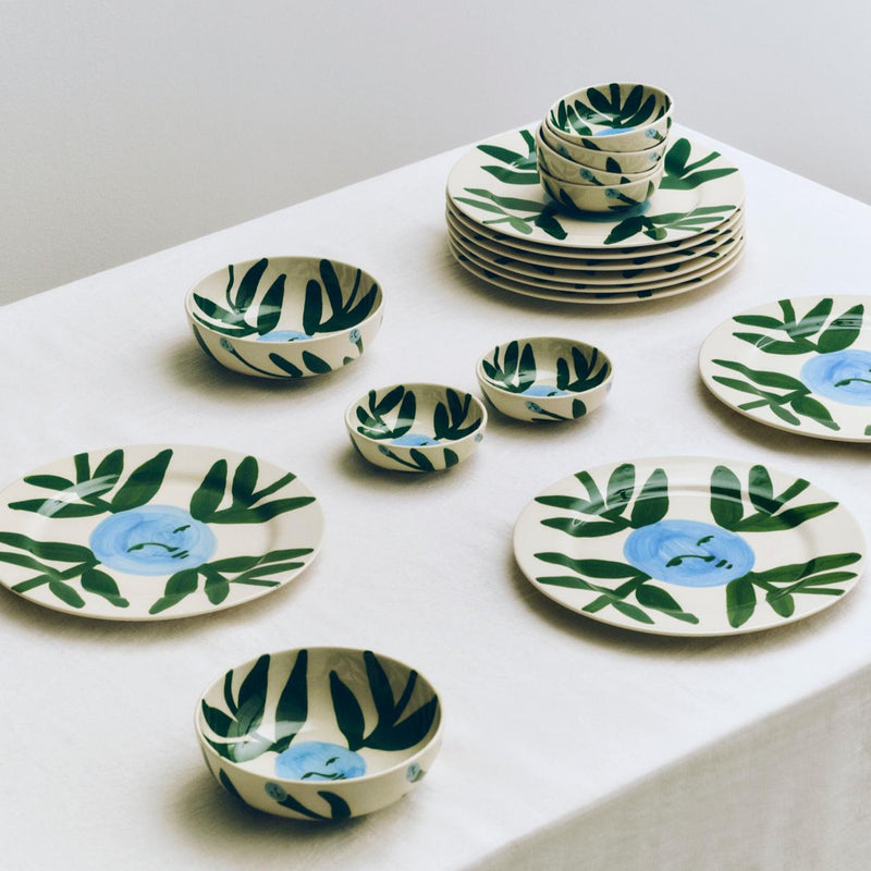 HAY | La Pittura Plate - Ø28.5 - Ceramic - Moon Face Vine